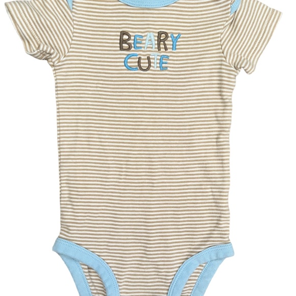 9 Short-Sleeved Baby Onesies from Carter's, Duck Duck Goose, Mon Cheri, 9 Months - Picture 8 of 13